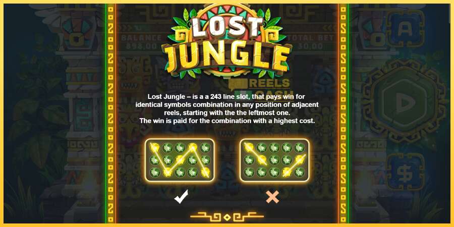 Lost Jungle акча үчүн оюн машинасы, сүрөт 5