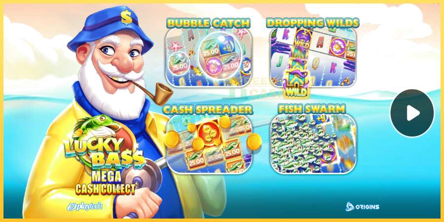 Lucky Bass Mega Cash Collect акча үчүн оюн машинасы, сүрөт 1