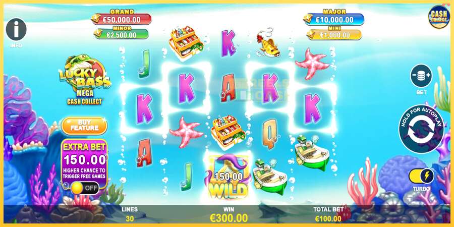 Lucky Bass Mega Cash Collect акча үчүн оюн машинасы, сүрөт 3