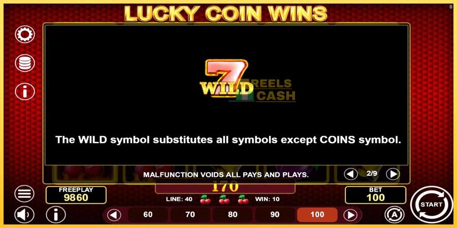 Lucky Coin Wins акча үчүн оюн машинасы, сүрөт 5