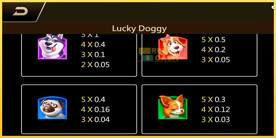 Lucky Doggy акча үчүн оюн машинасы, сүрөт 6