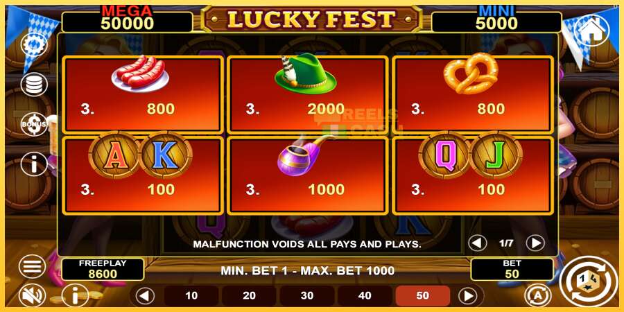 Lucky Fest Hold & Win акча үчүн оюн машинасы, сүрөт 5