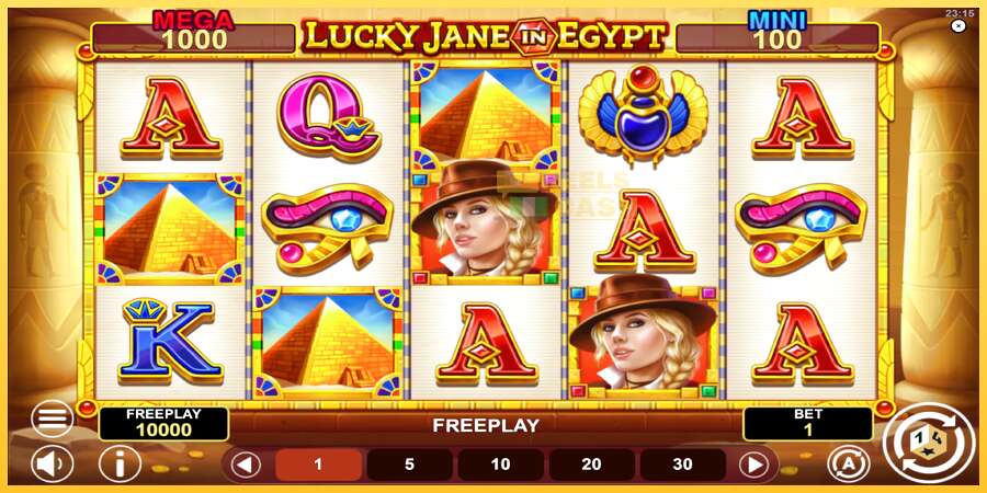 Lucky Jane in Egypt Hold & Win акча үчүн оюн машинасы, сүрөт 2