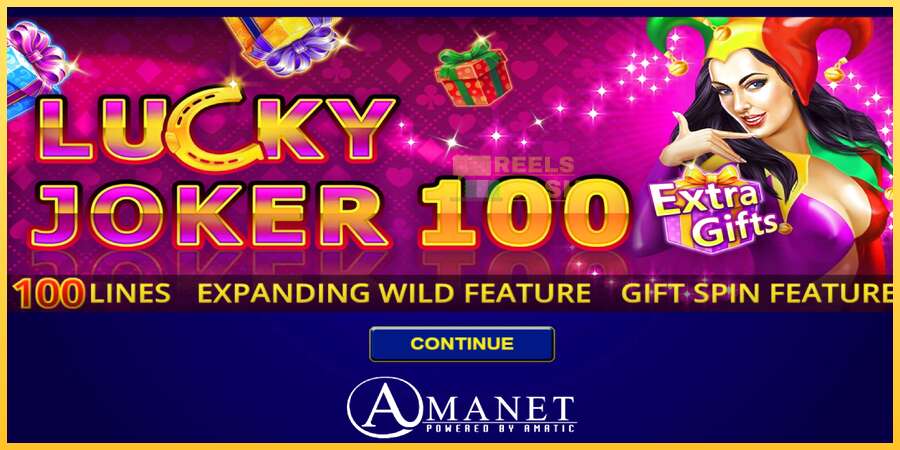 Lucky Joker 100 Extra Gifts акча үчүн оюн машинасы, сүрөт 1