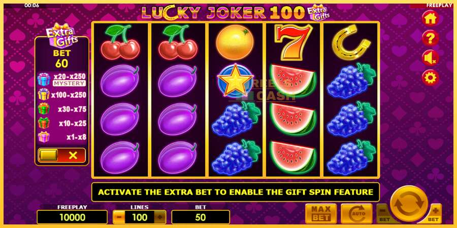 Lucky Joker 100 Extra Gifts акча үчүн оюн машинасы, сүрөт 2