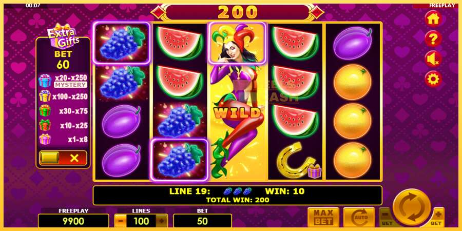 Lucky Joker 100 Extra Gifts акча үчүн оюн машинасы, сүрөт 3