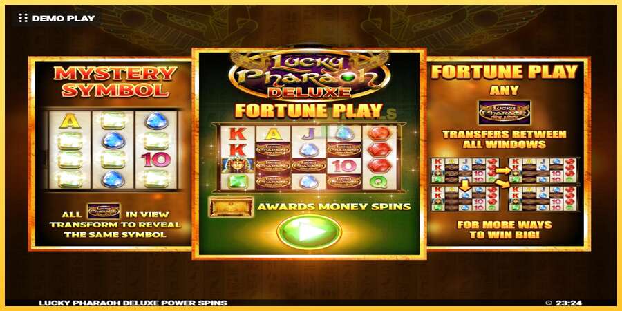 Lucky Pharaoh Deluxe Fortune Play акча үчүн оюн машинасы, сүрөт 1