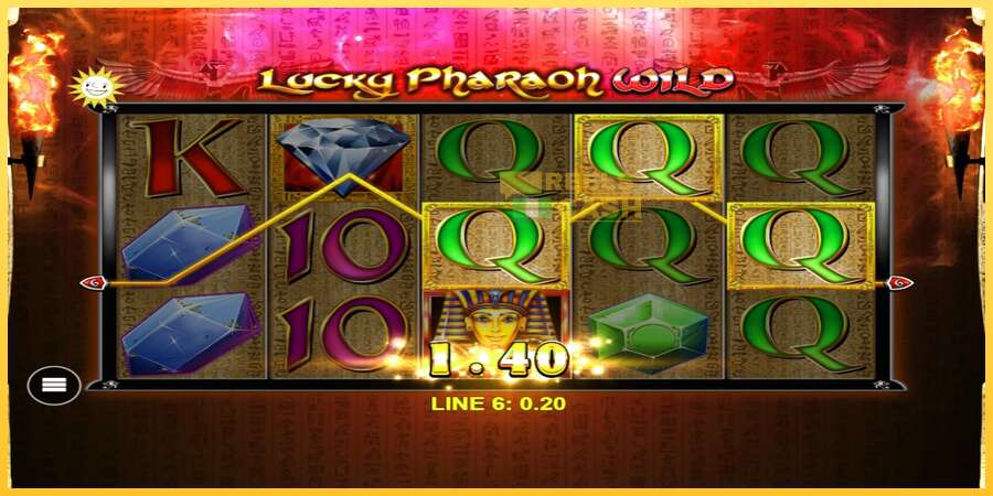 Lucky Pharaoh Wild акча үчүн оюн машинасы, сүрөт 3