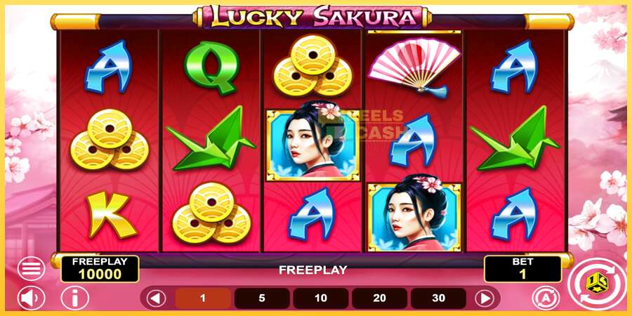 Lucky Sakura Win Spins акча үчүн оюн машинасы, сүрөт 2