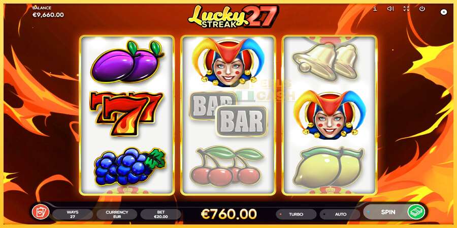 Lucky Streak 27 акча үчүн оюн машинасы, сүрөт 2