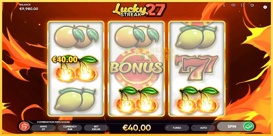 Lucky Streak 27 акча үчүн оюн машинасы, сүрөт 4