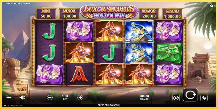 Luxor Secrets Holdn Win акча үчүн оюн машинасы, сүрөт 2