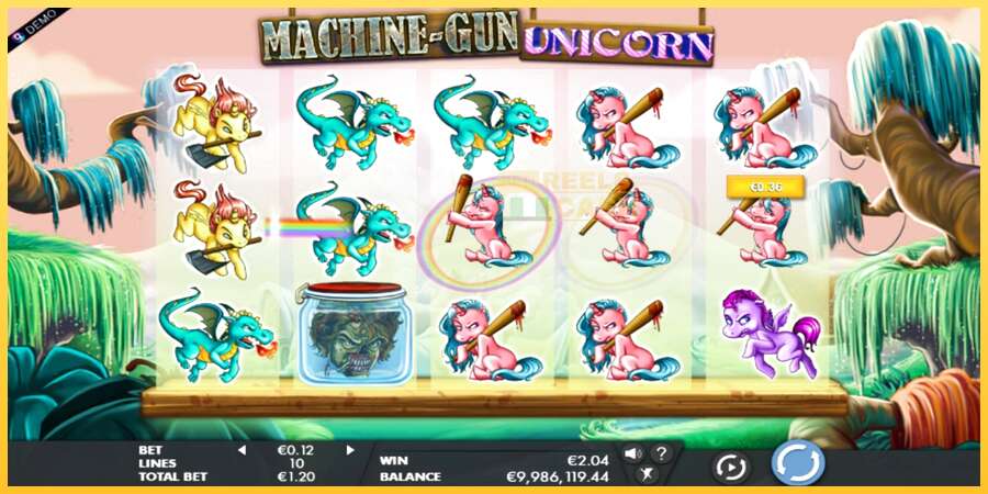 Machine Gun Unicorn акча үчүн оюн машинасы, сүрөт 2