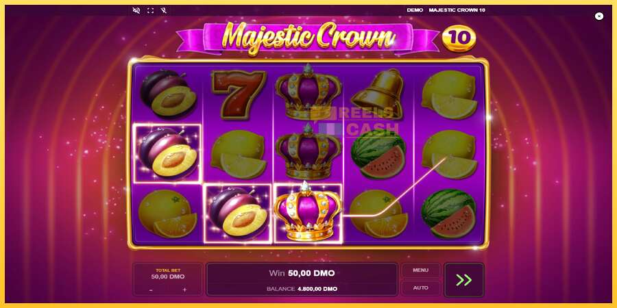 Majestic Crown 10 акча үчүн оюн машинасы, сүрөт 4