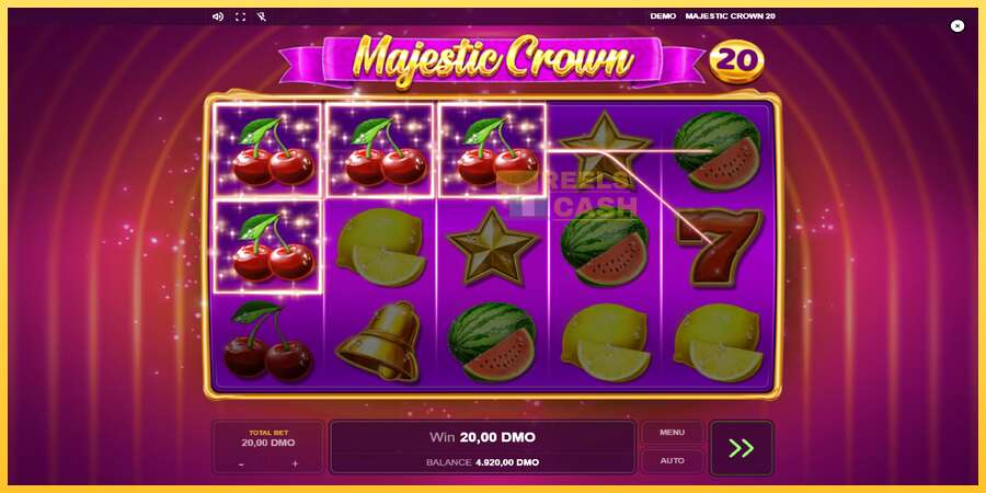 Majestic Crown 20 акча үчүн оюн машинасы, сүрөт 2