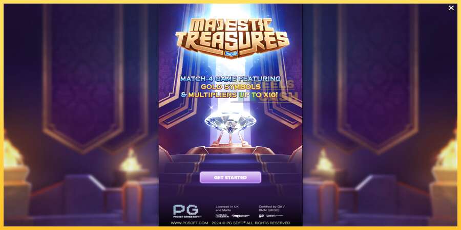 Majestic Treasures акча үчүн оюн машинасы, сүрөт 1