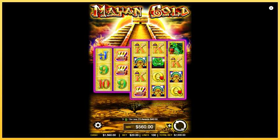 Mayan Gold акча үчүн оюн машинасы, сүрөт 3