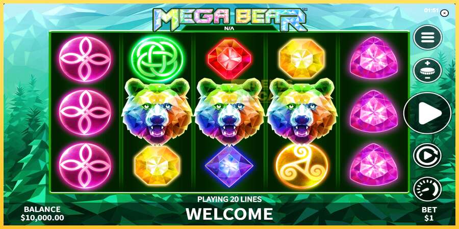 Mega Bear акча үчүн оюн машинасы, сүрөт 2