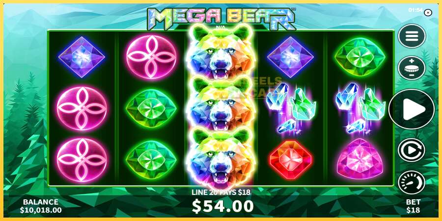 Mega Bear акча үчүн оюн машинасы, сүрөт 3