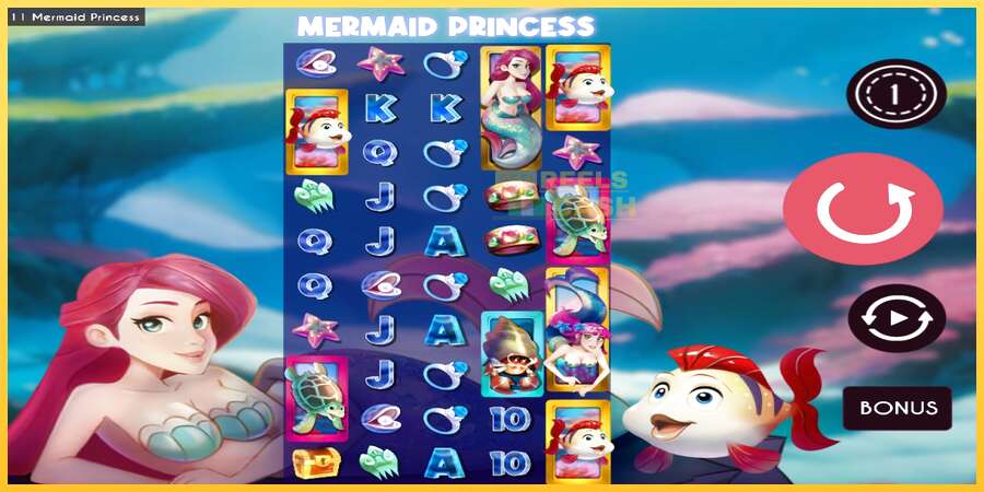 Mermaid Princess акча үчүн оюн машинасы, сүрөт 1