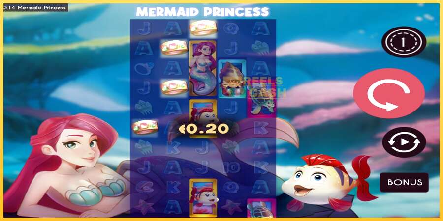 Mermaid Princess акча үчүн оюн машинасы, сүрөт 3