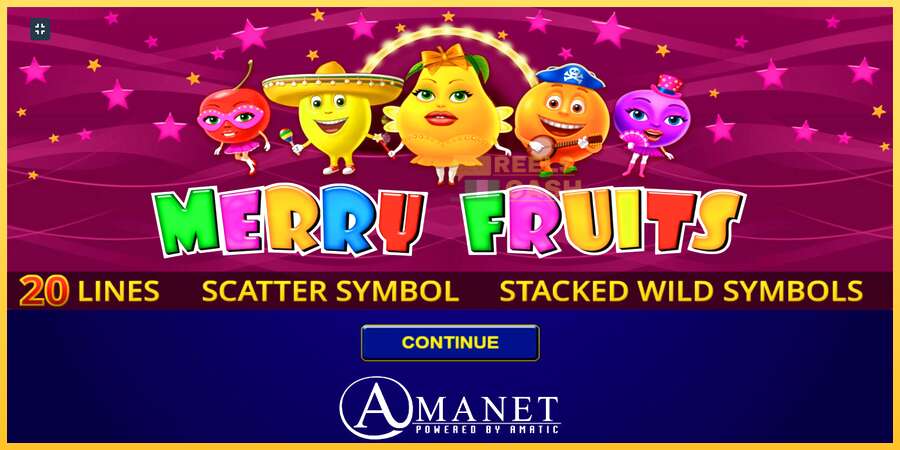 Merry Fruits акча үчүн оюн машинасы, сүрөт 7