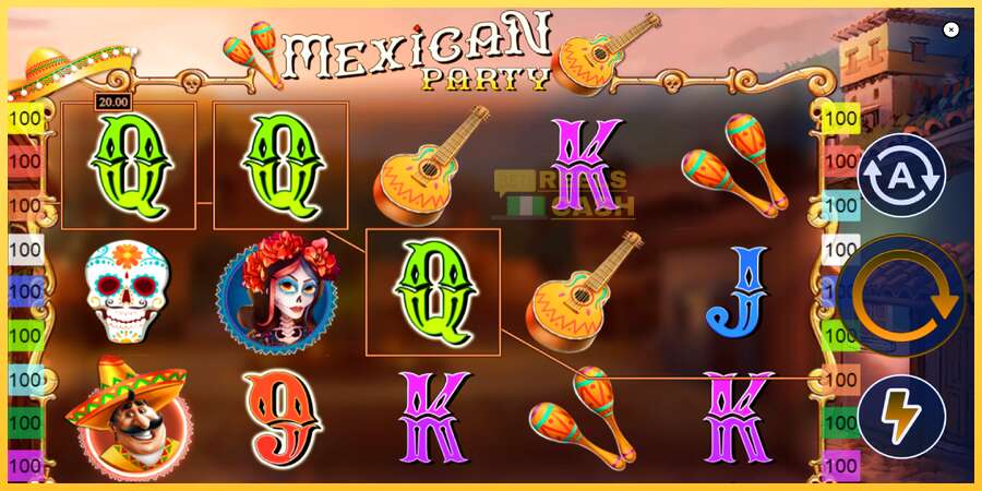 Mexican Party акча үчүн оюн машинасы, сүрөт 3