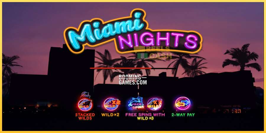 Miami Nights акча үчүн оюн машинасы, сүрөт 1