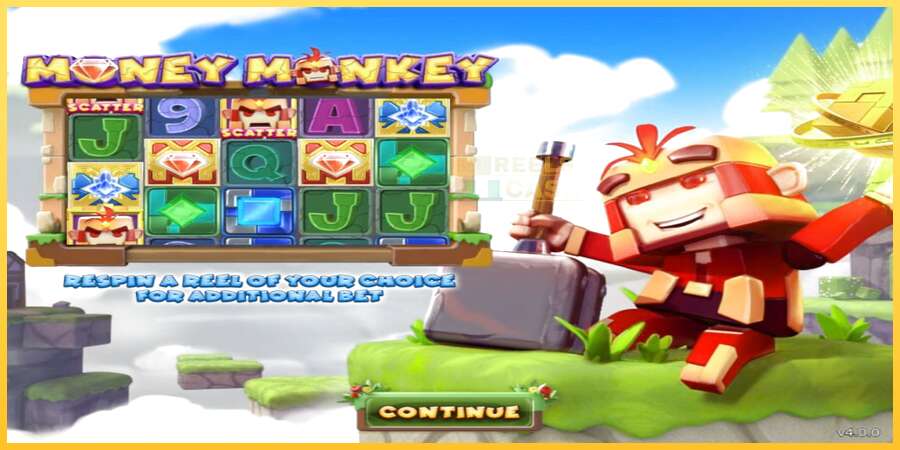 Money Monkey акча үчүн оюн машинасы, сүрөт 1