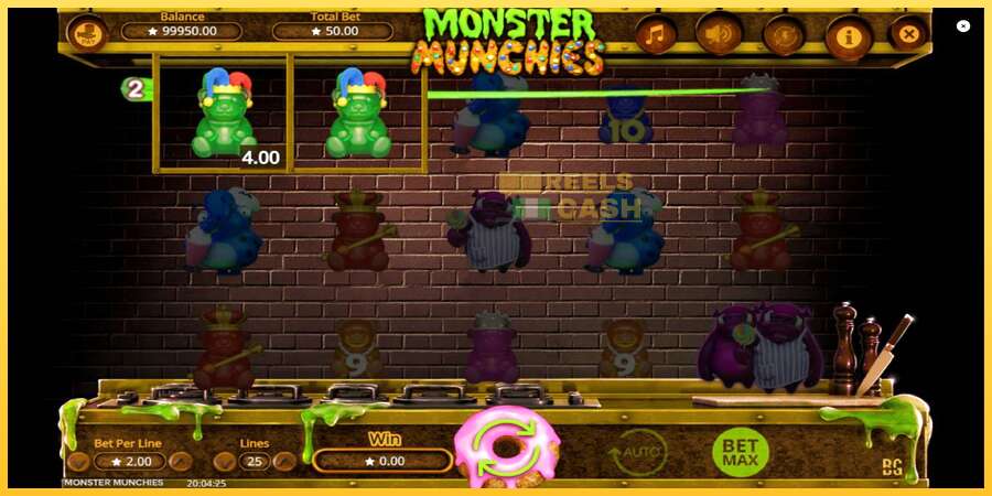 Monster Munchies акча үчүн оюн машинасы, сүрөт 3