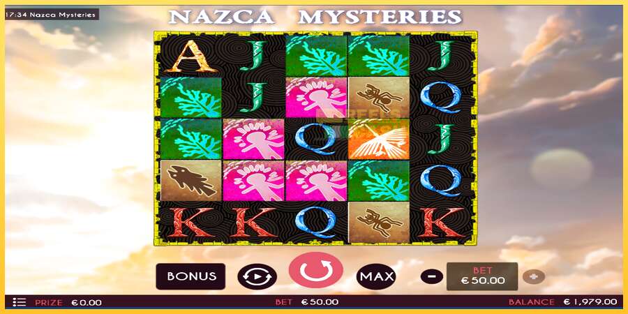 Nazca Mysteries акча үчүн оюн машинасы, сүрөт 1