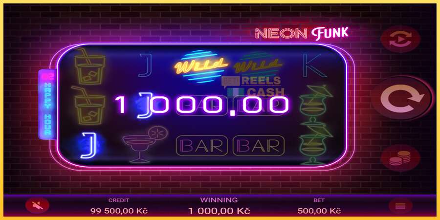 Neon Funk акча үчүн оюн машинасы, сүрөт 2