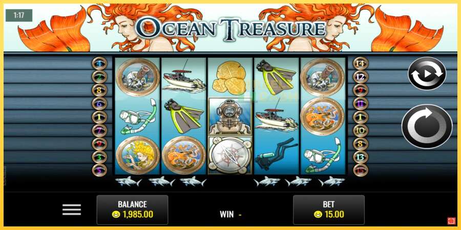 Ocean Treasure акча үчүн оюн машинасы, сүрөт 1