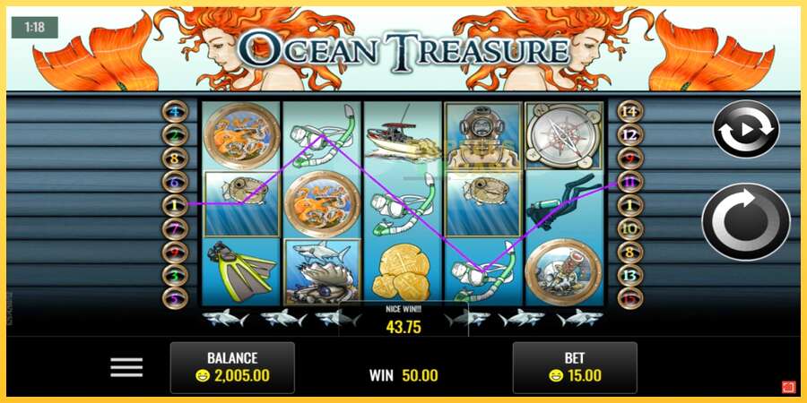 Ocean Treasure акча үчүн оюн машинасы, сүрөт 2