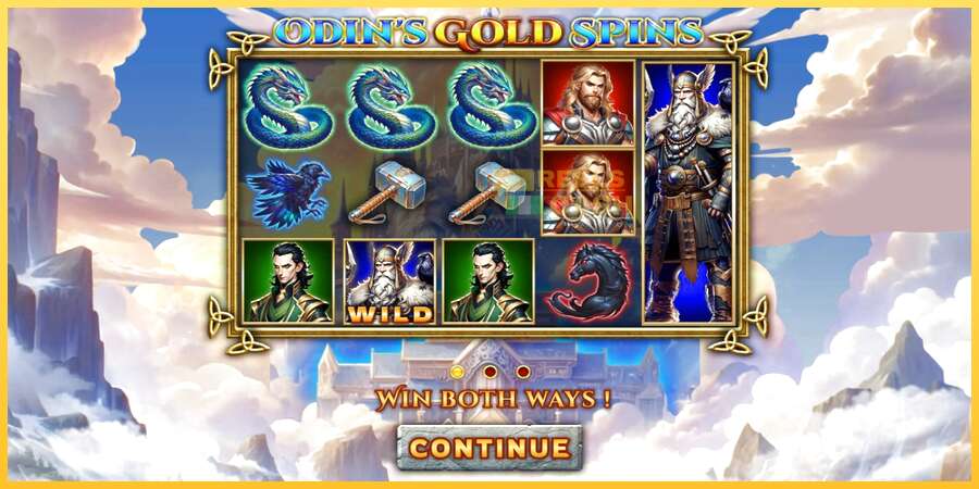 Odins Gold Spins акча үчүн оюн машинасы, сүрөт 1