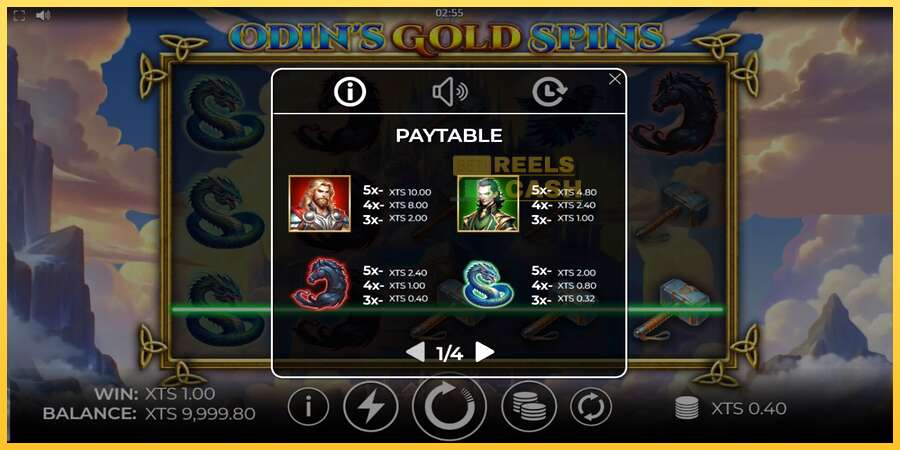 Odins Gold Spins акча үчүн оюн машинасы, сүрөт 4