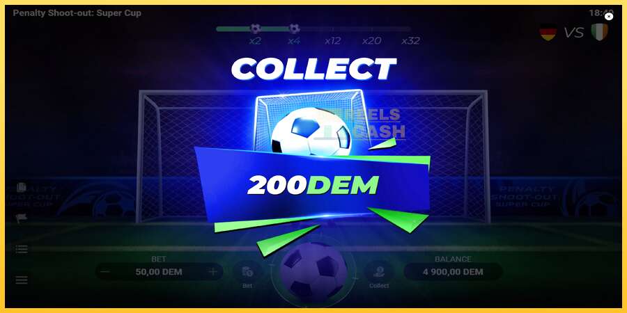 Penalty Shoot-Out: Super Cup акча үчүн оюн машинасы, сүрөт 3