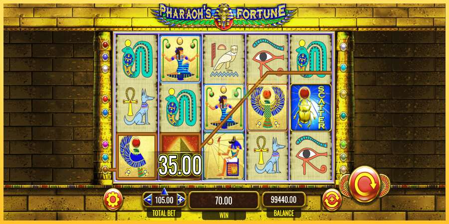 Pharaohs Fortune акча үчүн оюн машинасы, сүрөт 3