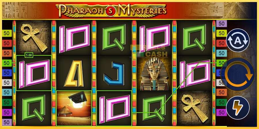 Pharaohs Mysteries акча үчүн оюн машинасы, сүрөт 2