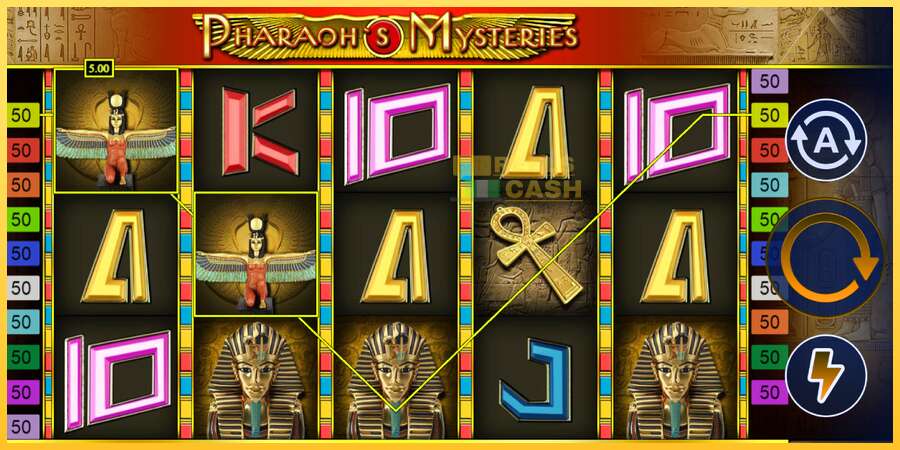 Pharaohs Mysteries акча үчүн оюн машинасы, сүрөт 3