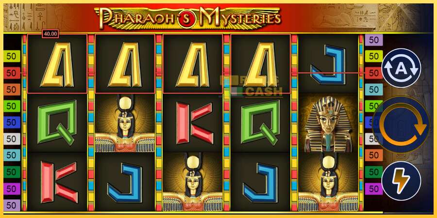 Pharaohs Mysteries акча үчүн оюн машинасы, сүрөт 4