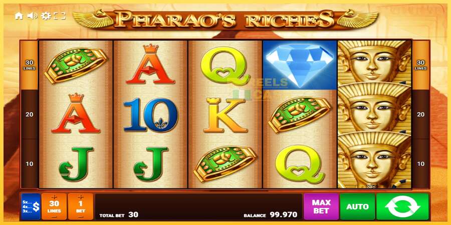 Pharaos Riches акча үчүн оюн машинасы, сүрөт 1