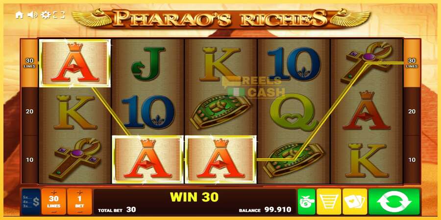 Pharaos Riches акча үчүн оюн машинасы, сүрөт 2