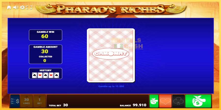 Pharaos Riches акча үчүн оюн машинасы, сүрөт 4