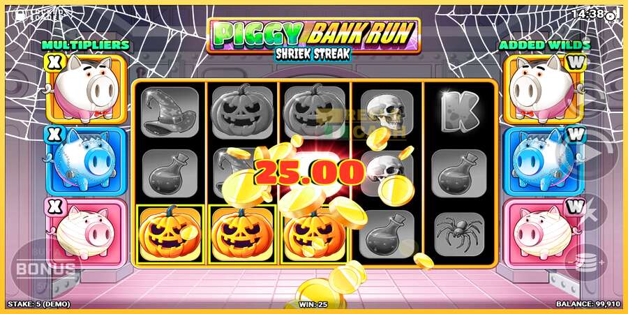 Piggy Bank Run - Shriek Streak акча үчүн оюн машинасы, сүрөт 2