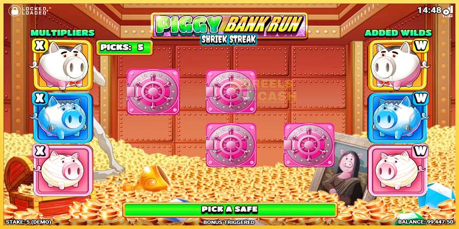 Piggy Bank Run - Shriek Streak акча үчүн оюн машинасы, сүрөт 5