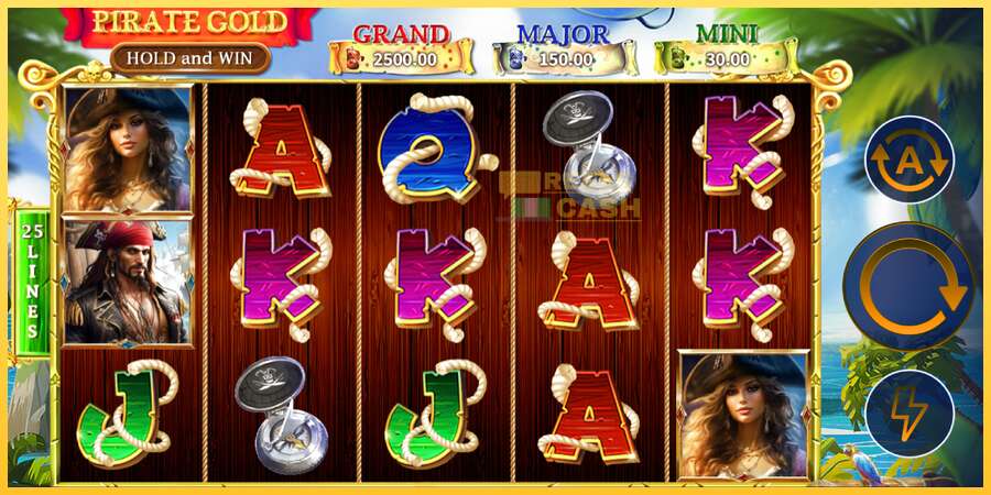 Pirate Gold Hold and Win акча үчүн оюн машинасы, сүрөт 2