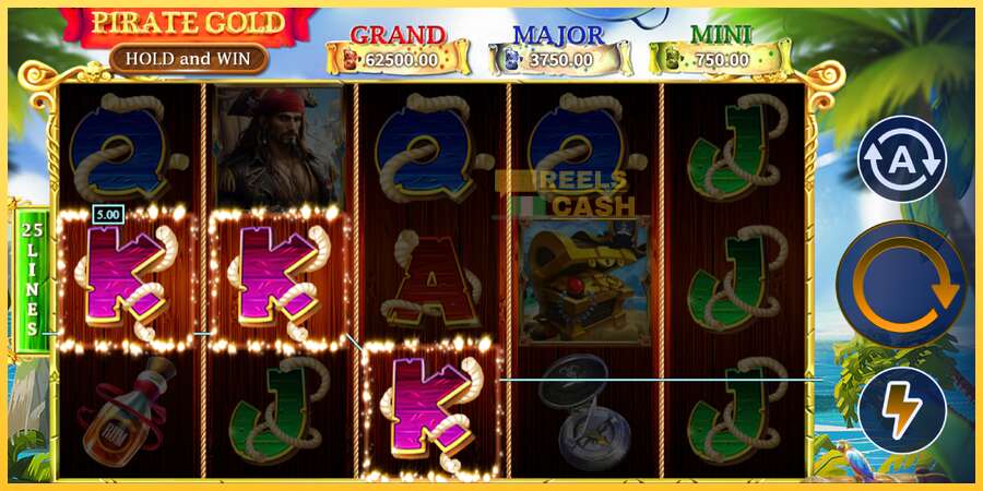 Pirate Gold Hold and Win акча үчүн оюн машинасы, сүрөт 4