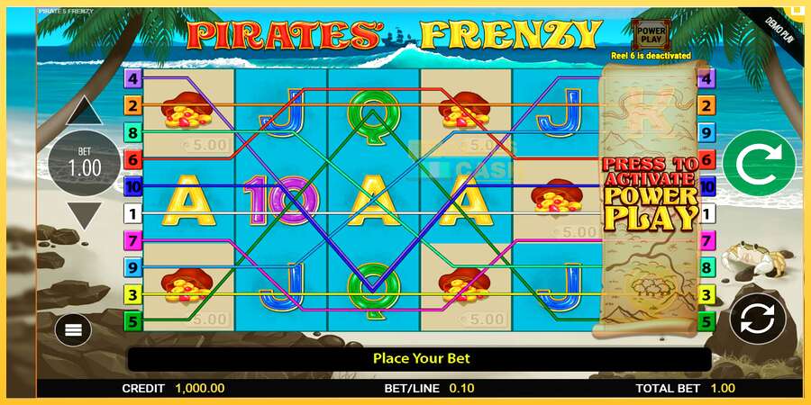 Pirates Frenzy акча үчүн оюн машинасы, сүрөт 1