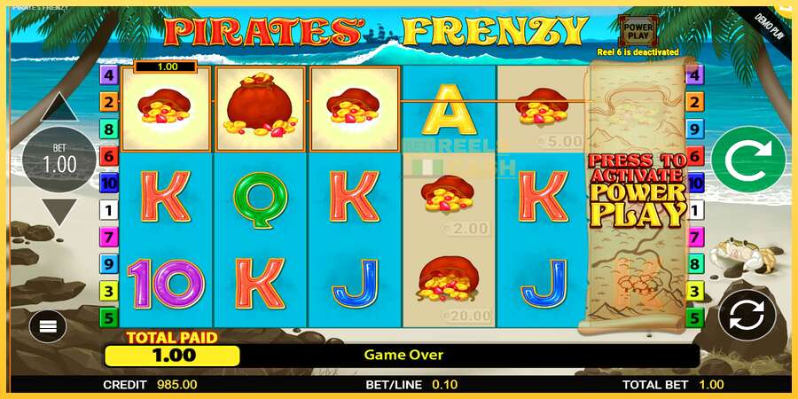 Pirates Frenzy акча үчүн оюн машинасы, сүрөт 4